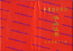 成都市中专毕业证样本