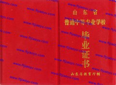 临沂市中专毕业证样本