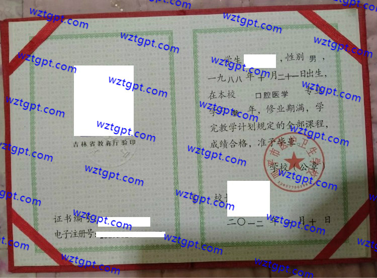 四平市医护卫生学校<a href='http://wztgpt.com/' target='_blank'><u>中专毕业证样本</u></a>