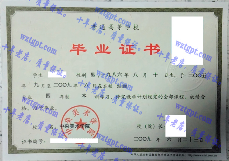 中央美术学院<a href='http://wztgpt.com/' target='_blank'><u>毕业证样本</u></a>