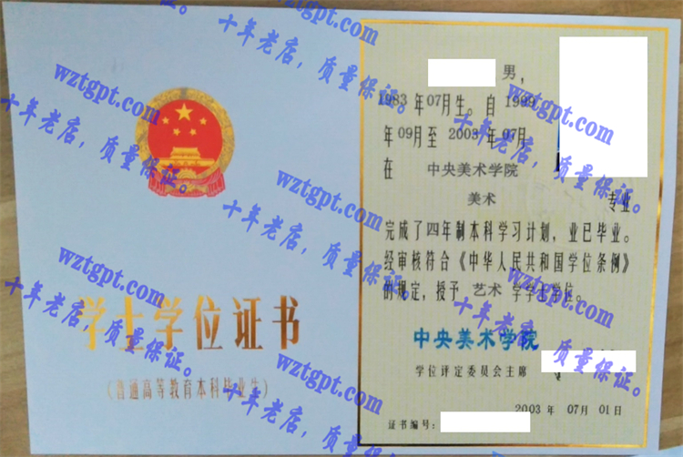 中央美术学院<a href='http://wztgpt.com/' target='_blank'><u>毕业证样本</u></a>