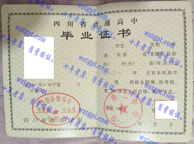 渠县第二中学<a href='http://wztgpt.com/' target='_blank'><u>毕业证样本</u></a>