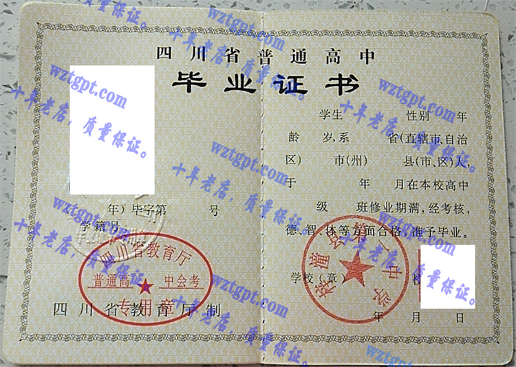 梓潼县第一中学<a href='http://wztgpt.com/' target='_blank'><u>毕业证样本</u></a>